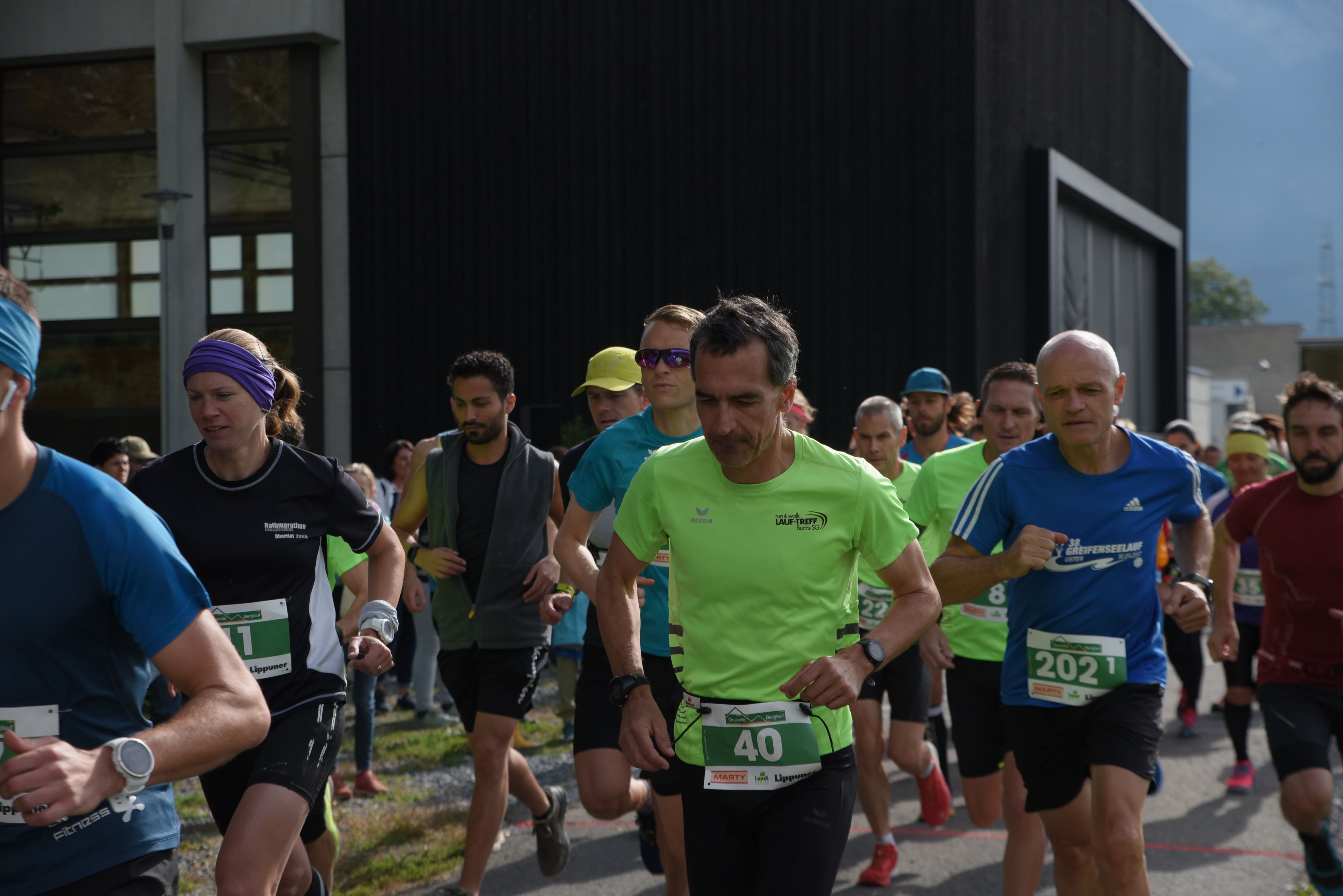 Alex Heim läuft los.